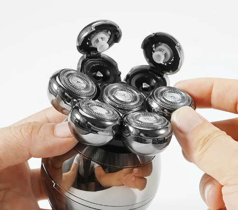 7 Heads Wireless Rechargeable Shaver