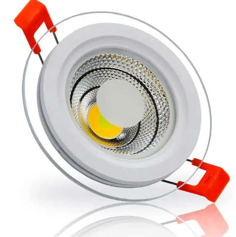 Round Glass Panel Ceiling Light