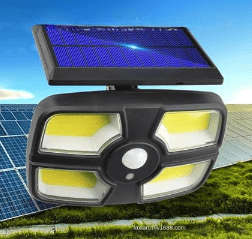 30W Solar Powered Split Wall Lamp With Remote Control