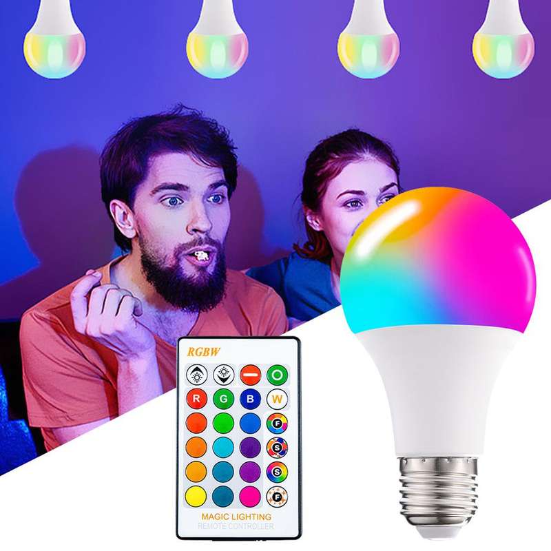 3W RGB LED Bulb With Remote Control