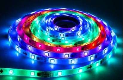 5M USB Ribbon 5050 RGB LED Strip Light With Remote Control