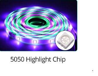 5M USB Ribbon 5050 RGB LED Strip Light With Remote Control