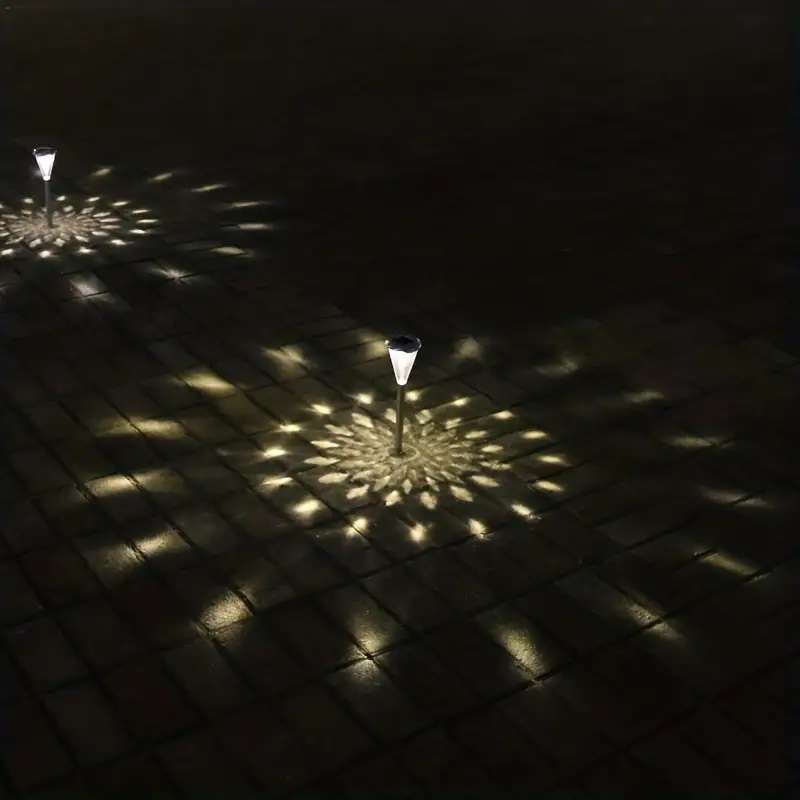 30W Solar Powered Spike Light 2pcs Warm White LED