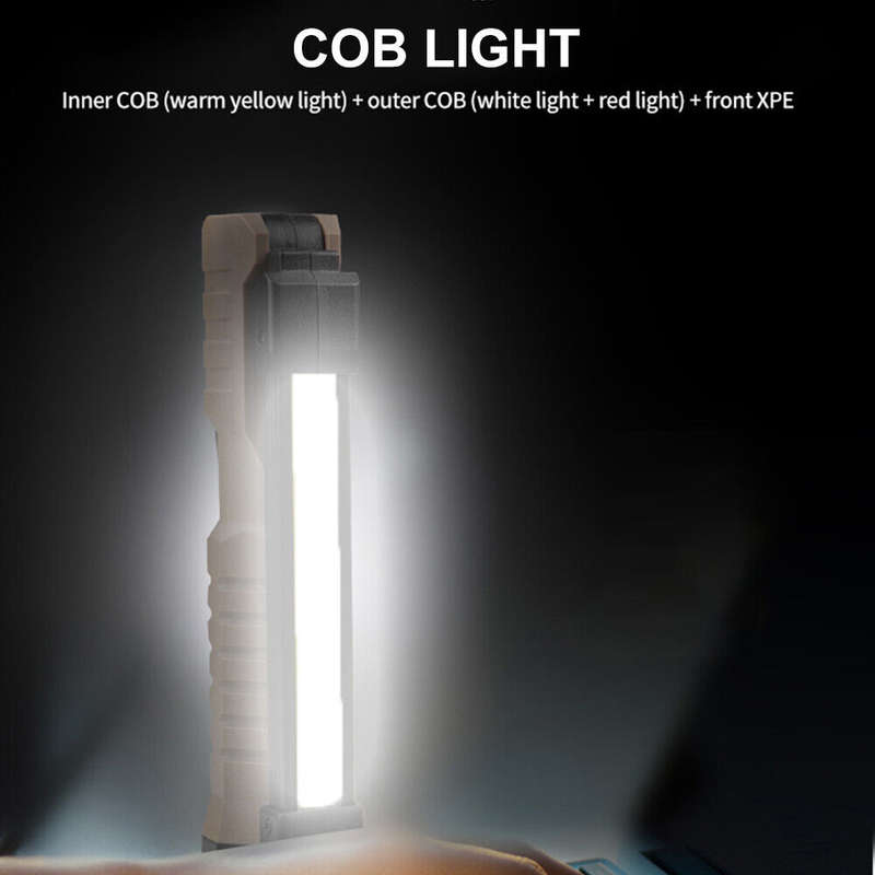 Rechargeable Portable COB Foldable Work Light