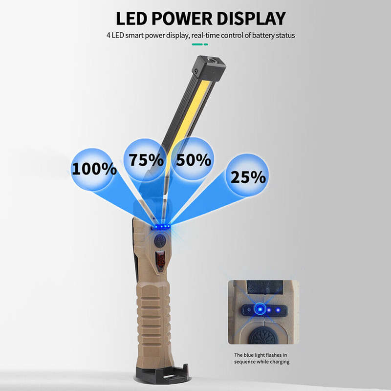 Rechargeable Portable COB Foldable Work Light