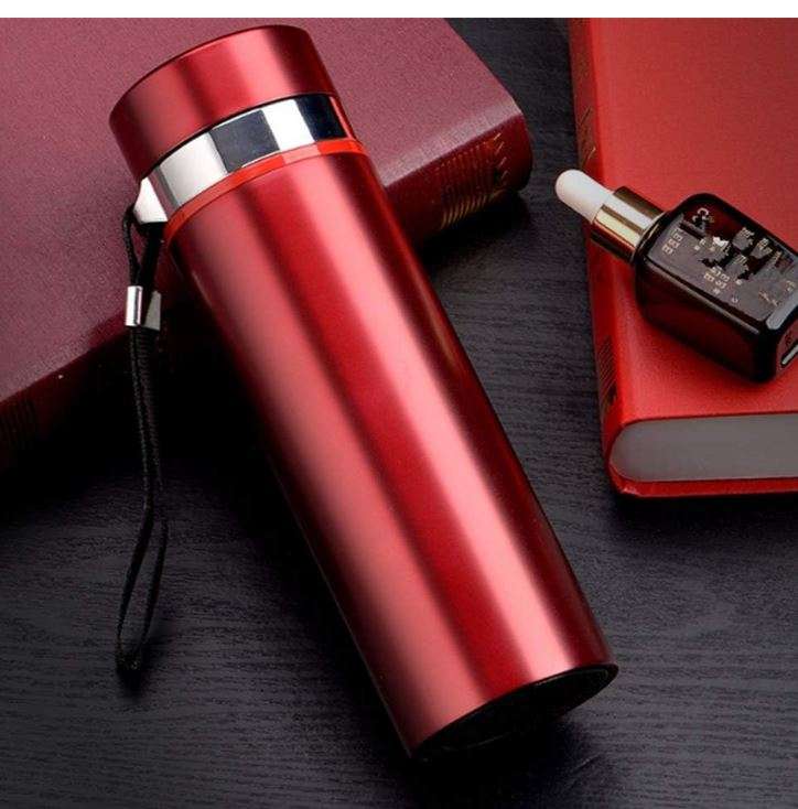 Stainless Steel Vacuum Flask With Lanyard