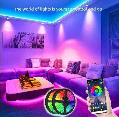 5M LED Strip Music Sync LED 5050 Color With Bluetooth
