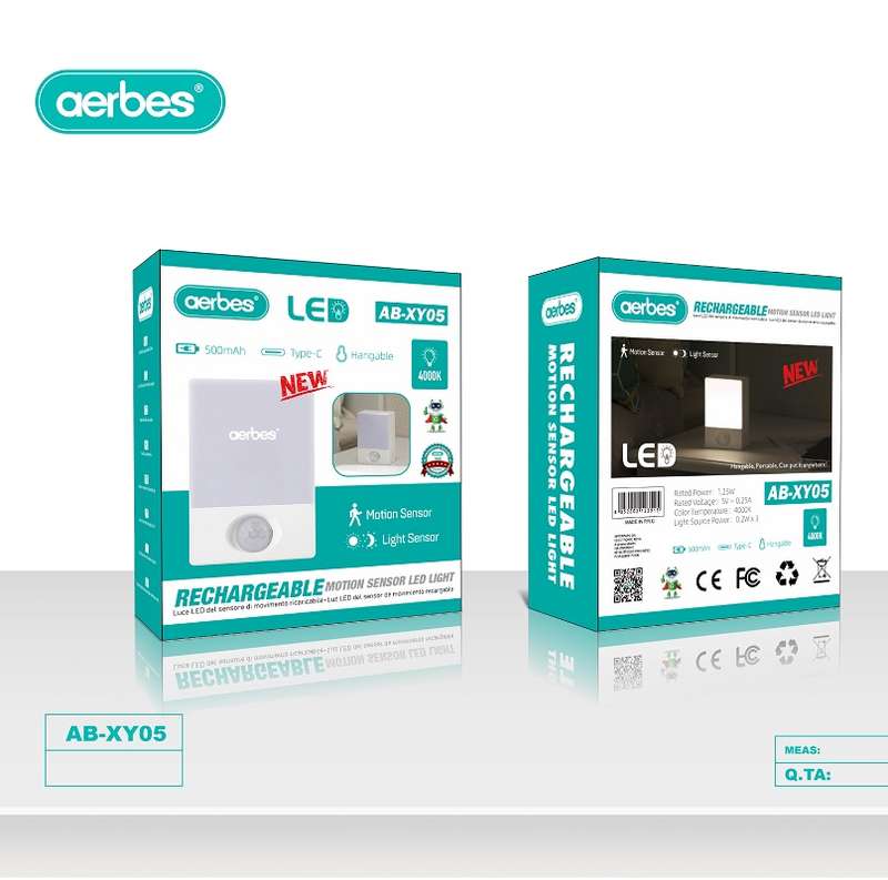 Rechargeable Motion Sensor LED Light 4000K