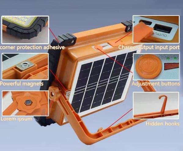Solar Powered Multifunctional LED Light Doubles As Power Bank