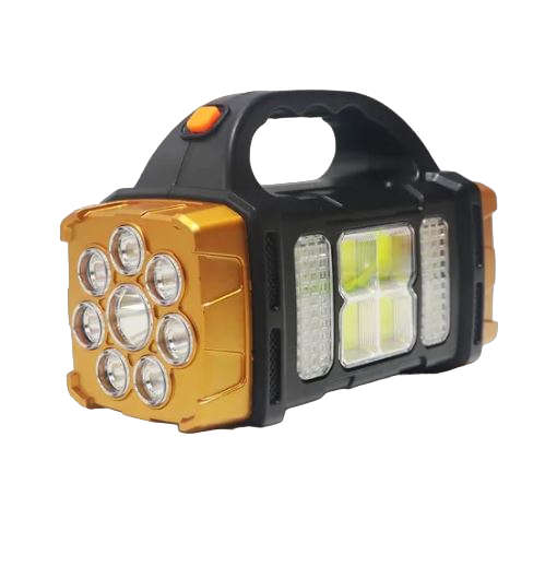 38W Rechargeable Solar 76LED+COB Powered Work Light
