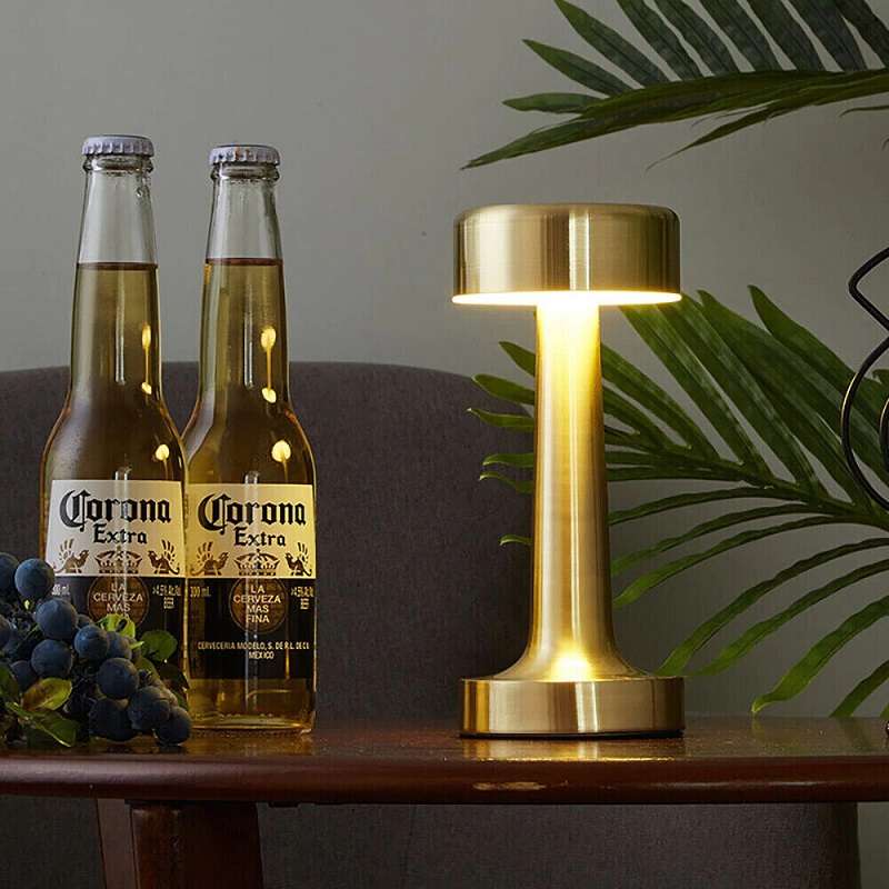 Rechargeable Dumbbell Shaped White LED Table Lamp