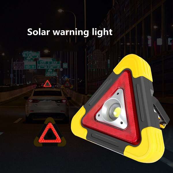 Rechargeable Solar Powered Emergency Work COB Light