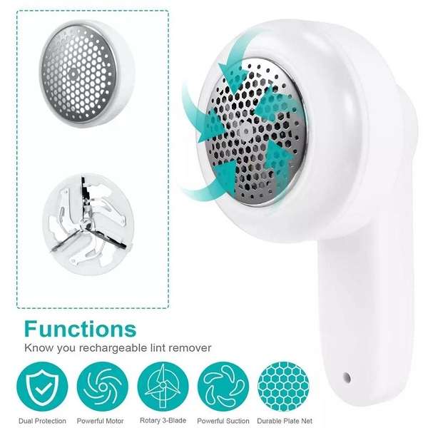 USB Recharged Portable Smart Lint Remover