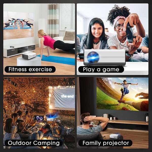 Android 11.0 Wi-Fi Compatible Projector