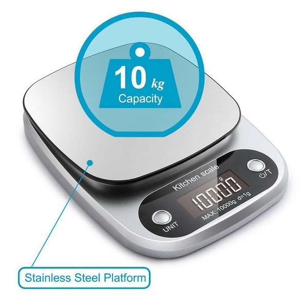 5kg/1g Digital Kitchen Food Scale With High Precision Capacity