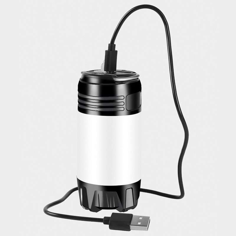 Portable 2 in 1 Rechargeable Hanging Camping Light