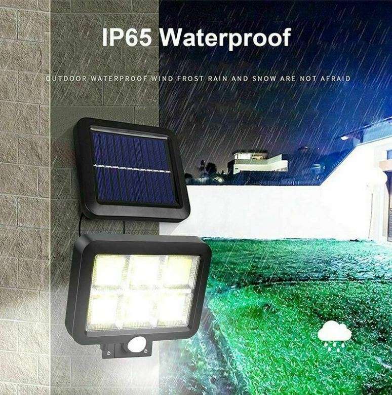 Solar Powered COB Light with Remote