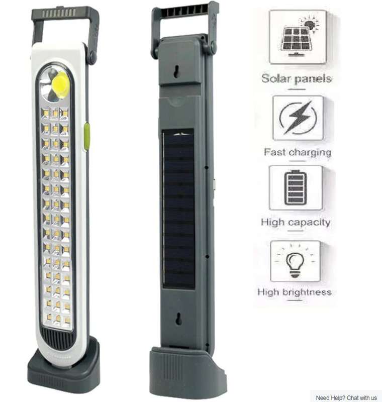 5 Modes Rechargeable Solar Powered Emergency Light
