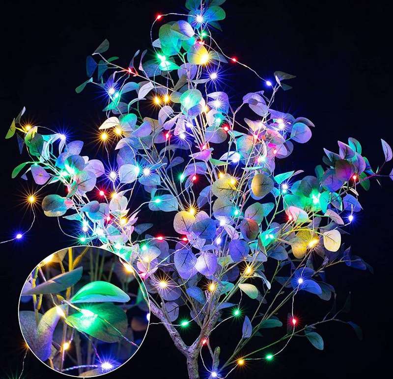 100 LEDs Solar Powered Copper Wire Light