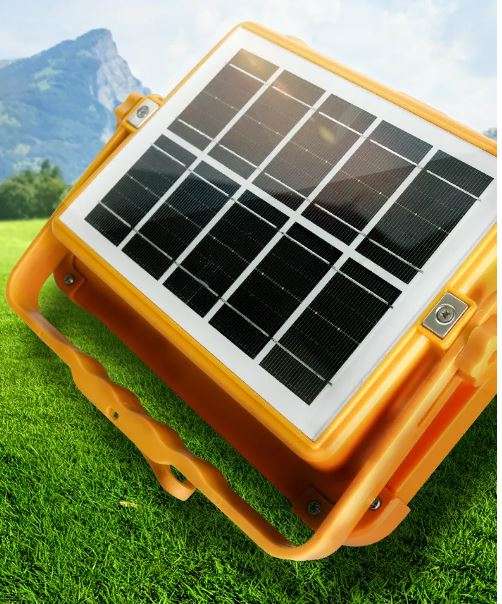 120W Multifunctional Rechargeable Solar Powered Work Light