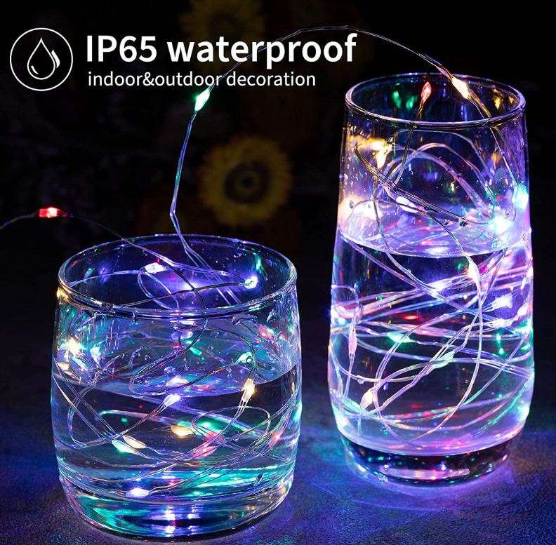 100 LEDs Solar Powered Copper Wire Light