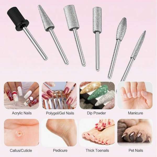 6-in-1 Professional 10w Nail Polishing Machine