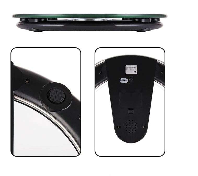 32 LCD Smart Weight Scale With Temperature And Battery Display + Weight Memory