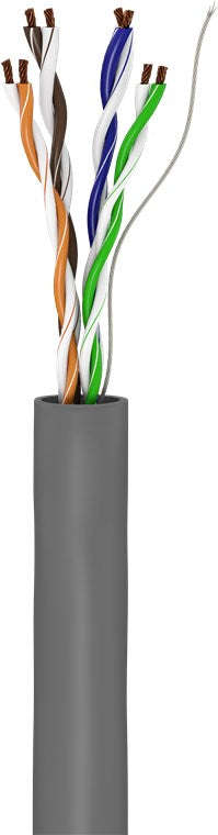 Goobay CAT 5e Network CU Stranded U/UTP 100M Cable - Grey