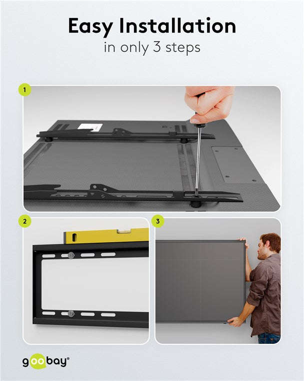 Goobay TV Wall Mount Basic Tilt for TVs from 32" to 55"