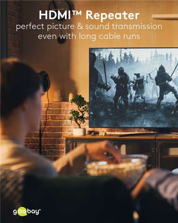 Goobay HDMI Repeater 4K @ 60 Hz up to 20m