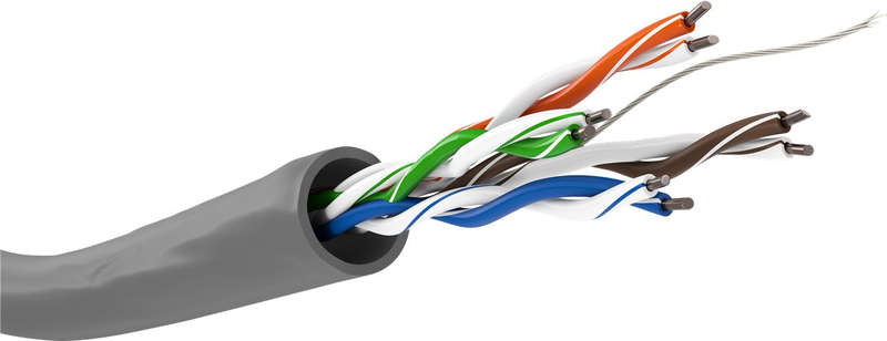 Goobay CAT 5e Network CCA Solid U/UTP 100m Cable - Grey