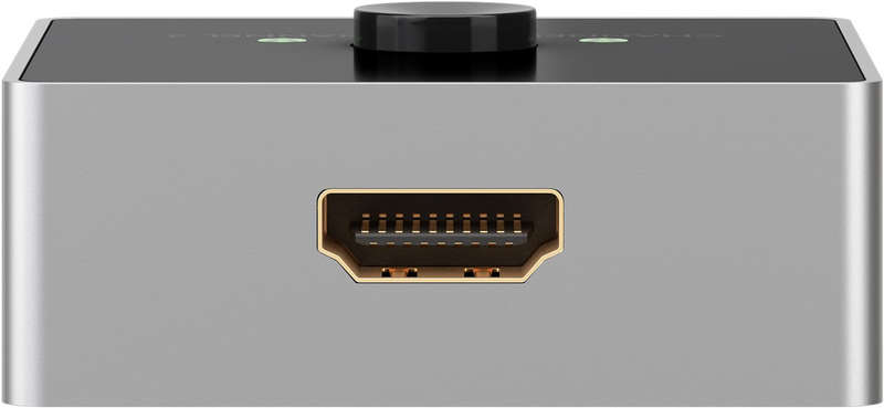 Goobay Manual HDMI Switch 2 to 1 (4K @ 60 Hz)