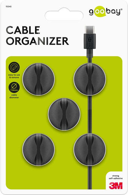 Goobay Cable Management 1 Slot 5-Piece Set