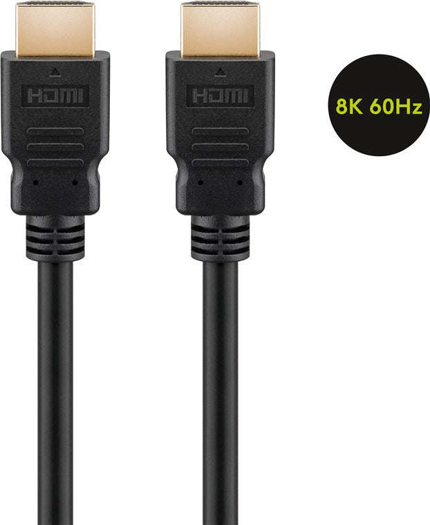 Goobay Ultra High Speed HDMI 2m Cable with Ethernet, Certified