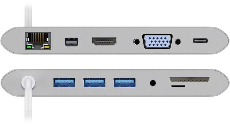 Goobay USB-C Aluminium Multiport Adapter