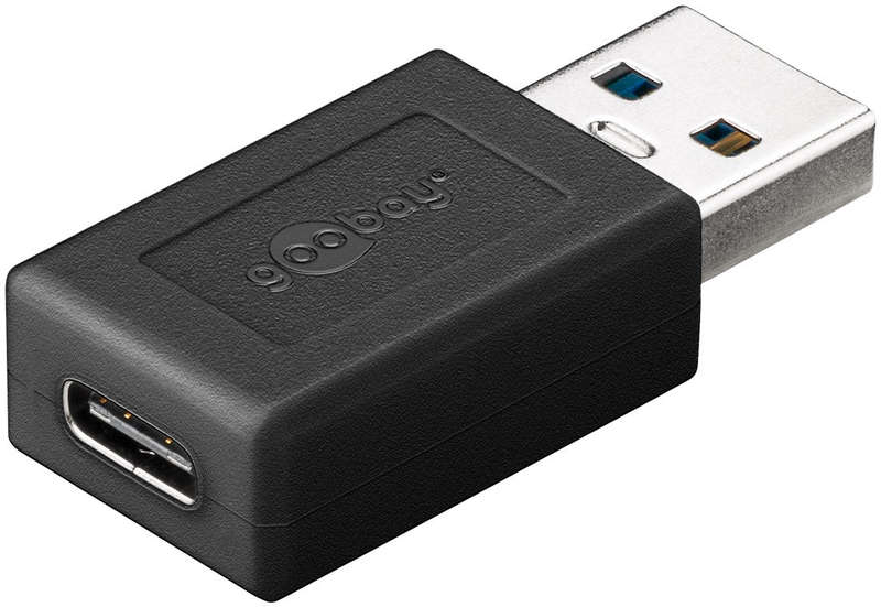Goobay USB 3.0 to USB-C SuperSpeed Adapter - Black