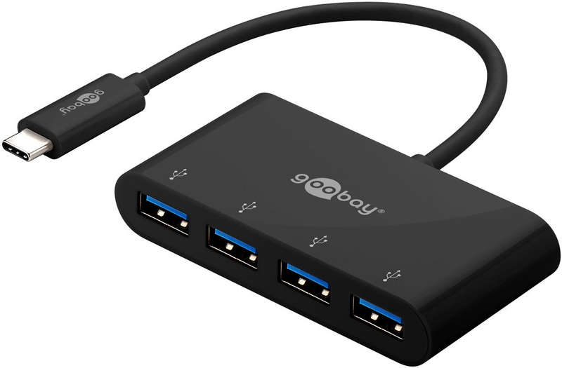 Goobay 4-Port USB-C Multiport Adapter