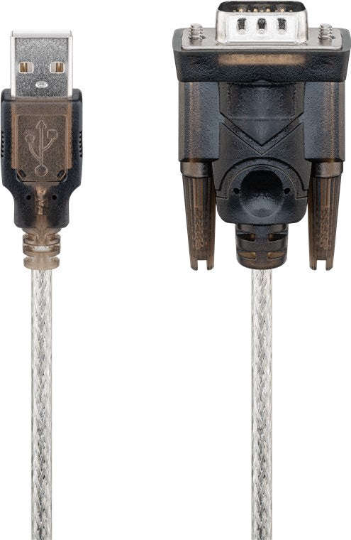 Goobay USB Serial RS 232 Converter 1.5m Cable - Transparent
