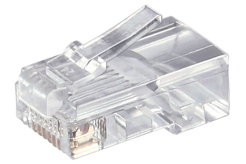 Goobay RJ45 10 pack Modular Plug for Round Cables
