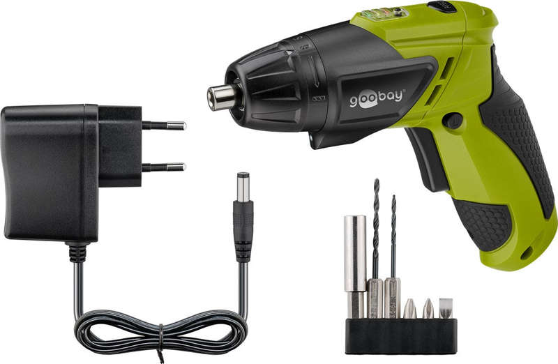 Goobay Mini Cordless Screwdriver 3.6 V with LED Light