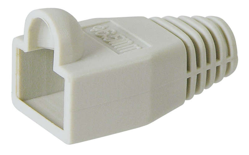 Goobay Strain Relief Boots 10 Pack for RJ45 Plugs - Grey