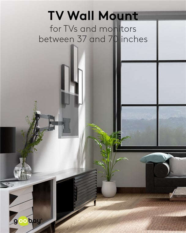 Goobay TV wall mount OLED FULLMOTION (L) for TVs from 37" to 70"