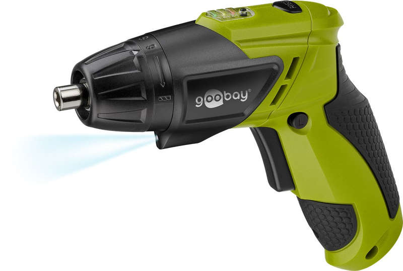 Goobay Mini Cordless Screwdriver 3.6 V with LED Light