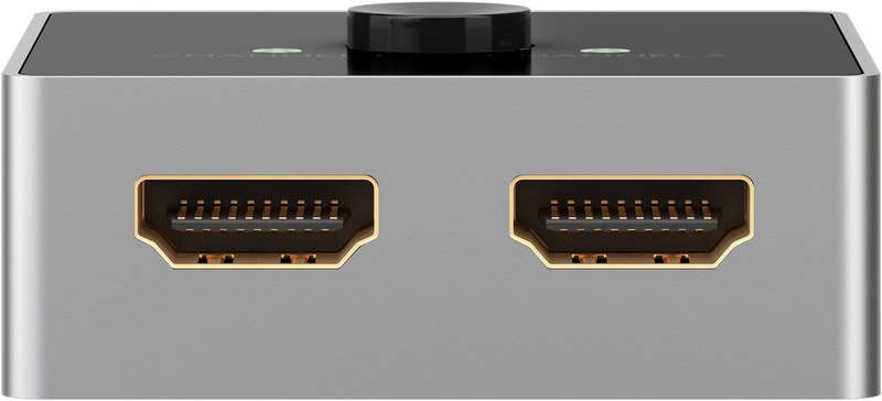 Goobay Manual HDMI Switch 2 to 1 (4K @ 60 Hz)