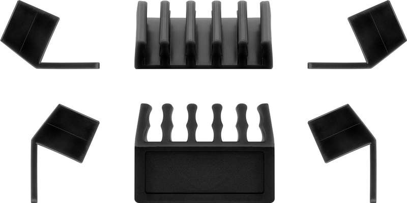 Goobay Cable Management 5 Slots - Black