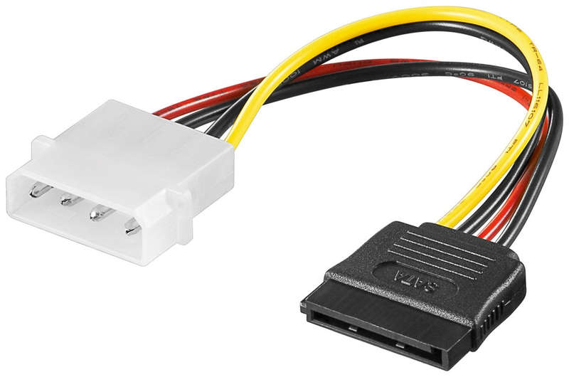Goobay Molex Male to SATA PC Power Cable