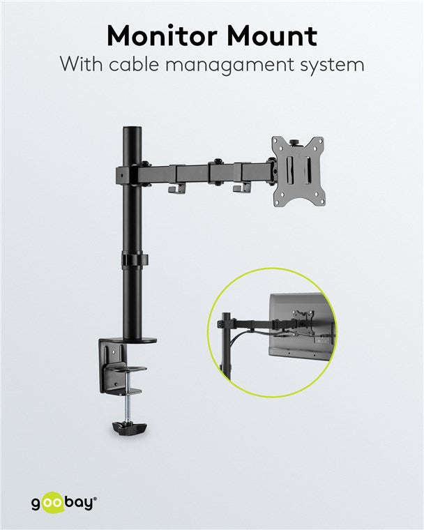 Goobay Monitor Mount Single Flex for Monitors between 17" and 32"