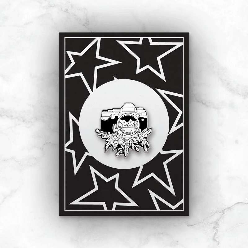 Camera Enamel Pin