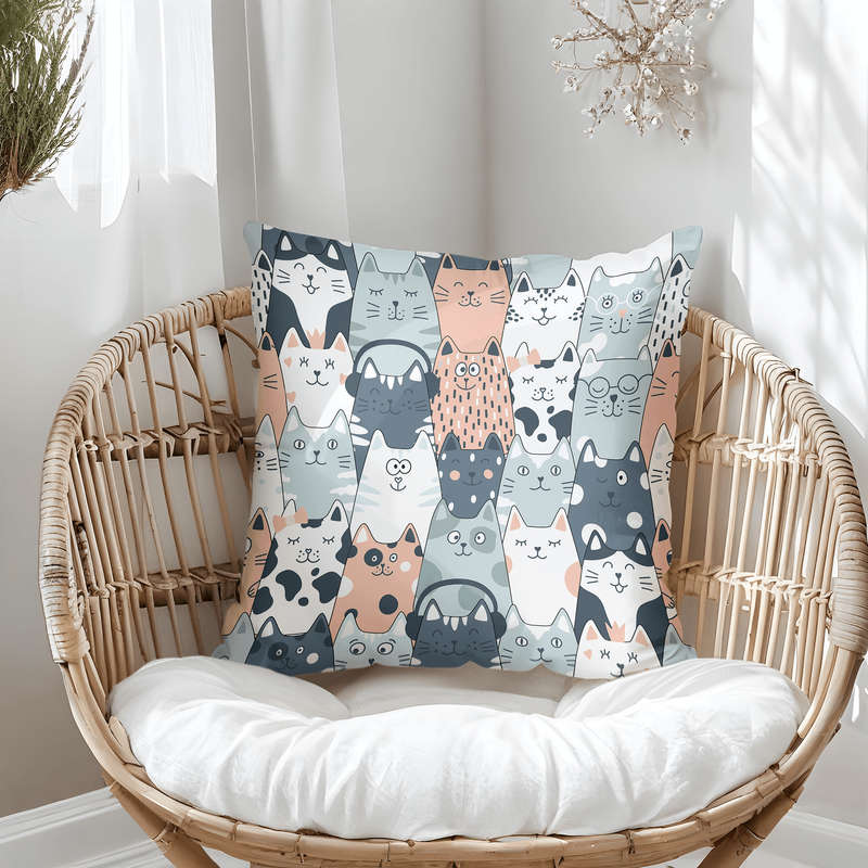 Cat Throw Pillow