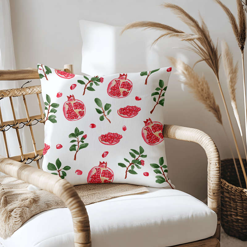 Pomegranate Throw Pillow